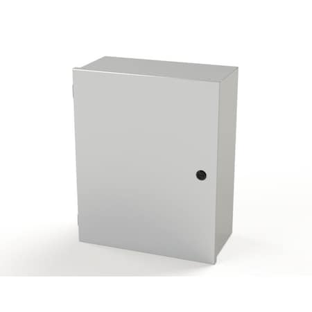 Saginaw Control & Engineering 1/4 Turn Latch Electrical Enclosures, 20 in H, 8 in D, 16 in W, NEMA 1, Carbon Steel SCE-20N1608LP